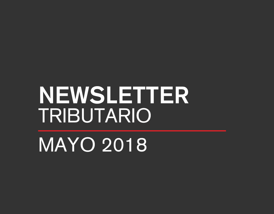 Newsletter Tributario Mayo 2018