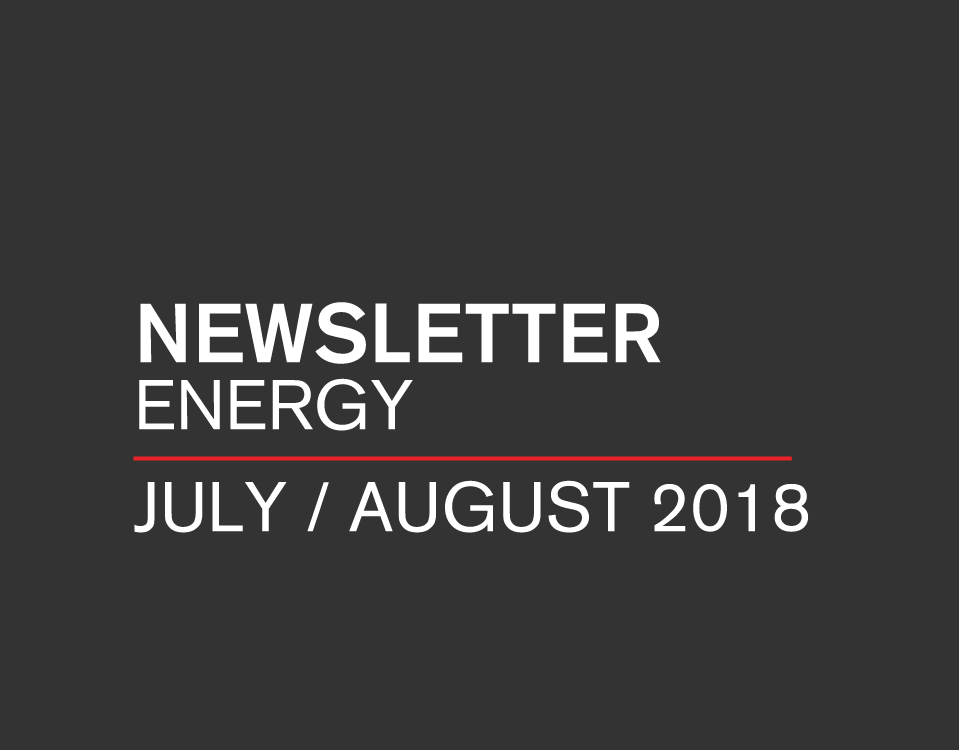 Energy Newsletter July August 2018