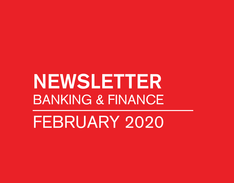 Newsletter Banking & Finance February 2020