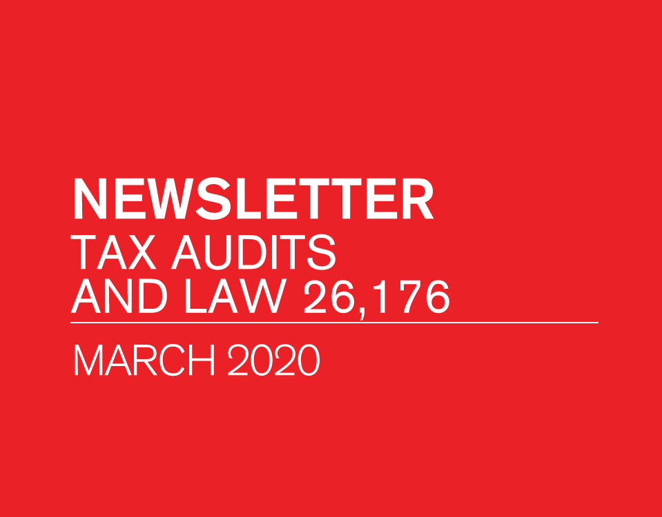 TAX AUDITS AND LAW 26,176