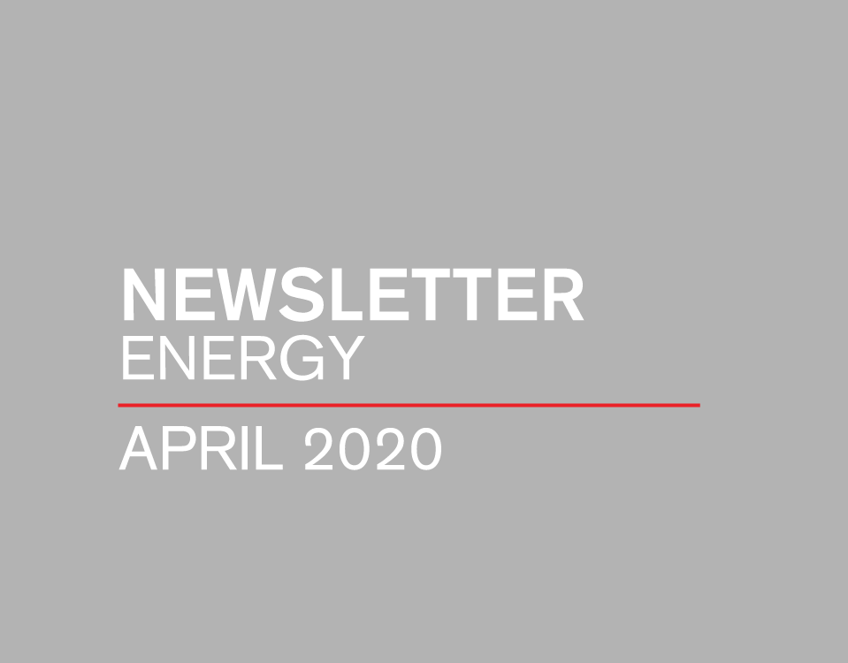Newsletter Energy April 2020