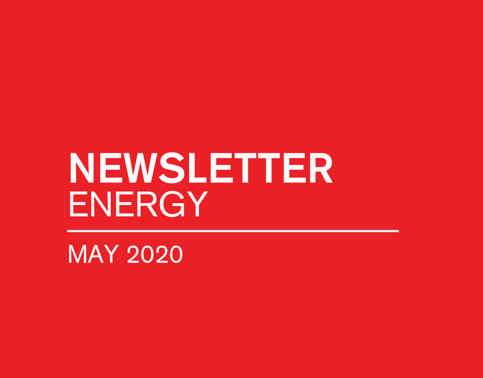 Newsletter Energy May 2020