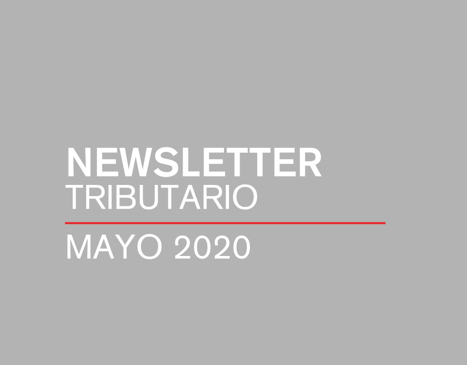 Newsletter Tributario  Mayo 2020