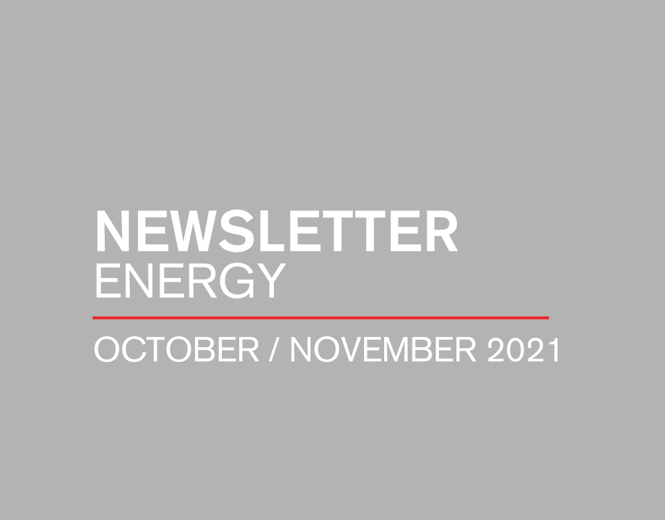 Newsletter Energy | October November 2021
