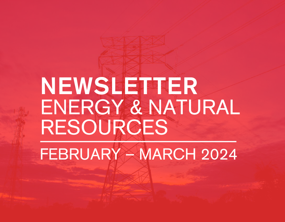 NEWSLETTER ENERGY & NATURAL RESOURCES | FEBRUARY – MARCH 2024
