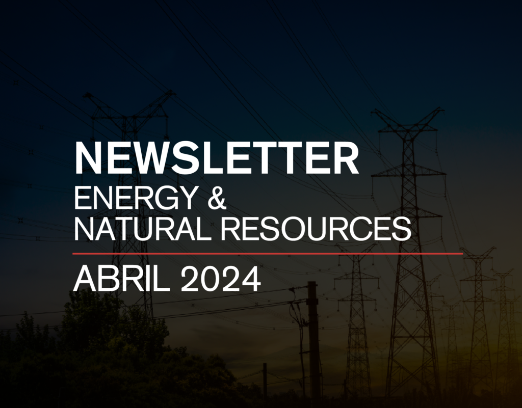 NEWSLETTER ENERGY & NATURAL RESOURCES | APRIL 2024
