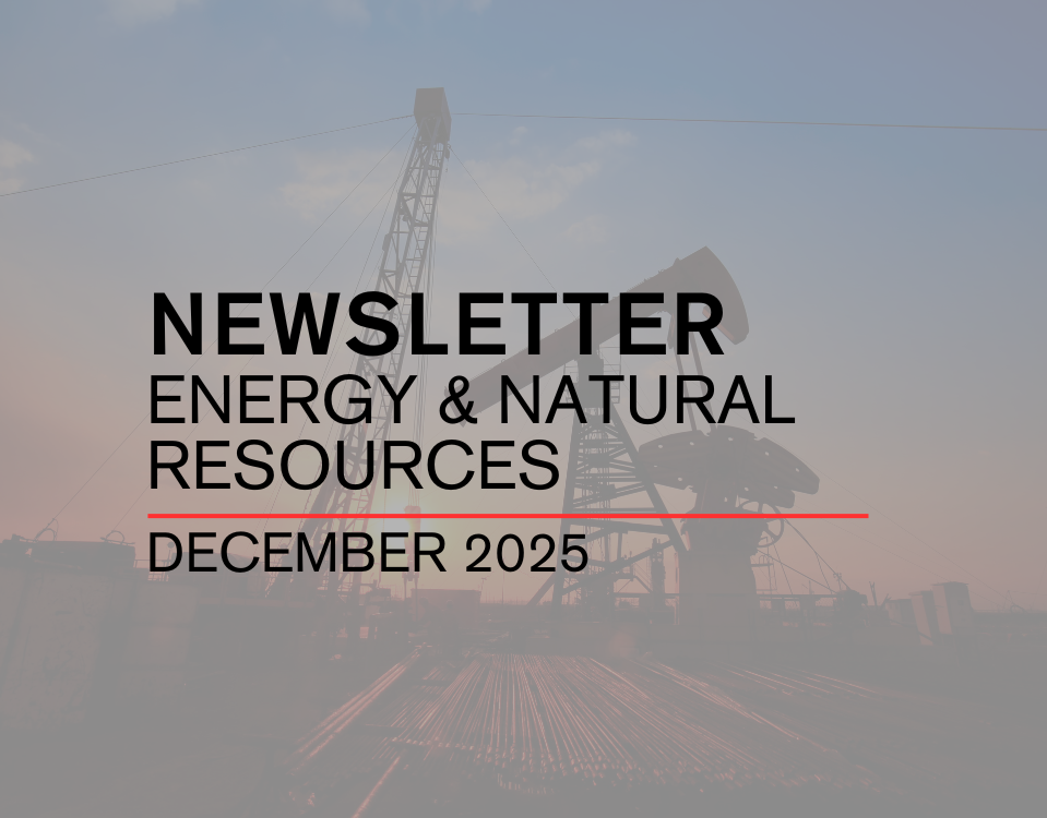 NEWSLETTER ENERGY & NATURAL RESOURCES | DECEMBER 2025